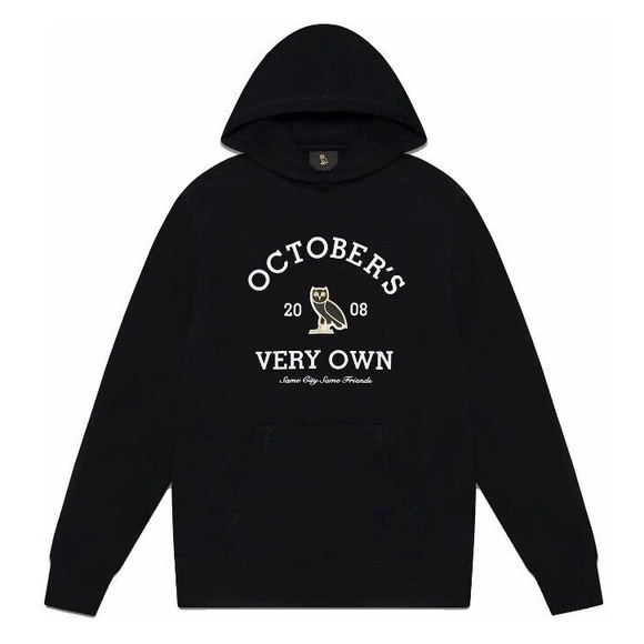 OVO Collegiate Hoodie (FW20) Black - Picture 1 of 1